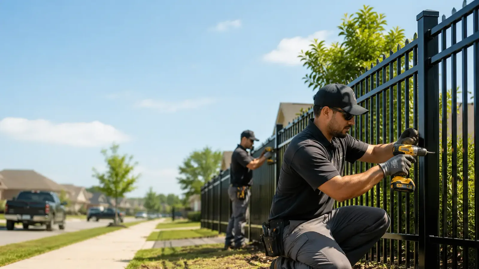 Metal Fence Installation in Georgetown, MA